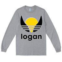 Heather Grey logan Long Sleeve Tee - artisFamous