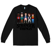 Black stranger kids Long Sleeve Tee - artisFamous