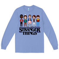 Colony Blue stranger kids Long Sleeve Tee - artisFamous