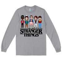 Heather Grey stranger kids Long Sleeve Tee - artisFamous