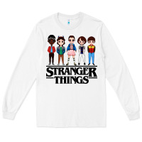 White stranger kids Long Sleeve Tee - artisFamous