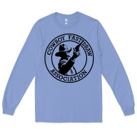Colony Blue cowboy fast draw association Long Sleeve Tee - artisFamous