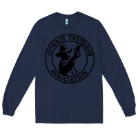 Navy cowboy fast draw association Long Sleeve Tee - artisFamous