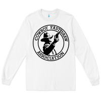 White cowboy fast draw association Long Sleeve Tee - artisFamous