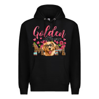Black golden retriever mom Premium Hoodie - Artiststas