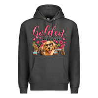 Charcoal Heather golden retriever mom Premium Hoodie - Artiststas
