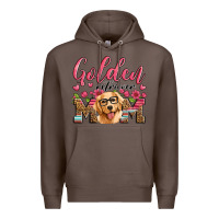 Coffee golden retriever mom Premium Hoodie - Artiststas