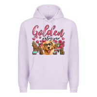 Lilac golden retriever mom Premium Hoodie - Artiststas