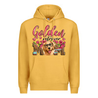 Mustard golden retriever mom Premium Hoodie - Artiststas