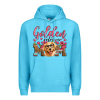 Ocean Blue golden retriever mom Premium Hoodie - Artiststas