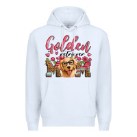 White golden retriever mom Premium Hoodie - Artiststas