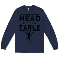 Navy head of the table Long Sleeve Tee - artisFamous