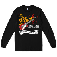 Black the blues music Long Sleeve Tee - artisFamous