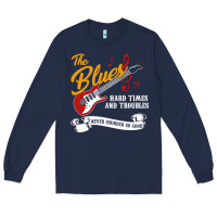 Navy the blues music Long Sleeve Tee - artisFamous