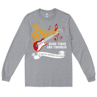 Heather Grey the blues music Long Sleeve Tee - artisFamous