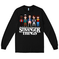 Black stranger kids Long Sleeve Tee - artisFamous