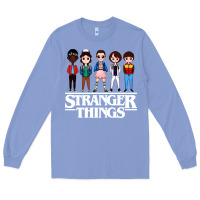 Colony Blue stranger kids Long Sleeve Tee - artisFamous