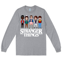 Heather Grey stranger kids Long Sleeve Tee - artisFamous