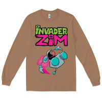 Toasted Coconut Invader Zim Gir Long Sleeve Tee - artisFamous