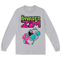 Moon Dust Invader Zim Gir Long Sleeve Tee - artisFamous