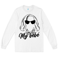 White my bebe moira rose Long Sleeve Tee - artisFamous