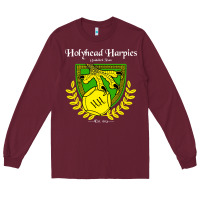 Burgundy holyhead harpies Long Sleeve Tee - artisFamous