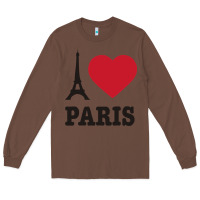 Chestnut i love paris eiffel tower funny Long Sleeve Tee - artisFamous