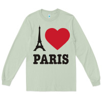 Matcha i love paris eiffel tower funny Long Sleeve Tee - artisFamous