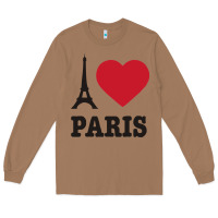 Toasted Coconut i love paris eiffel tower funny Long Sleeve Tee - artisFamous