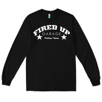 Black fired up garage Long Sleeve Tee - artisFamous