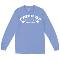 Colony Blue fired up garage Long Sleeve Tee - artisFamous