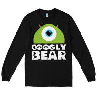 Black googly bear Long Sleeve Tee - artisFamous