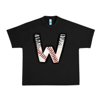 Black Baseball Alphabet Urban Heavy Tee - CowhideDigitalArt