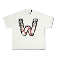 Pistachio Baseball Alphabet Urban Heavy Tee - CowhideDigitalArt