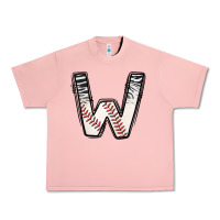 Salmon Baseball Alphabet Urban Heavy Tee - CowhideDigitalArt