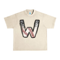 Sandshell Baseball Alphabet Urban Heavy Tee - CowhideDigitalArt