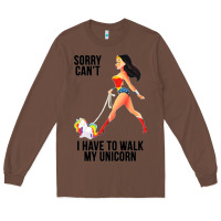 Chestnut wonder woman sorry can't Long Sleeve Tee - artisFamous