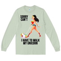 Matcha wonder woman sorry can't Long Sleeve Tee - artisFamous