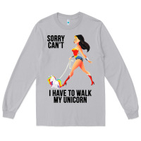 Moon Dust wonder woman sorry can't Long Sleeve Tee - artisFamous
