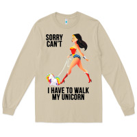 Mushroom wonder woman sorry can't Long Sleeve Tee - artisFamous
