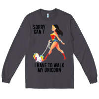 Smoke wonder woman sorry can't Long Sleeve Tee - artisFamous