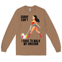 Toasted Coconut wonder woman sorry can't Long Sleeve Tee - artisFamous
