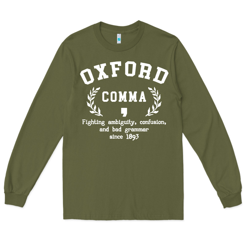 Funny English Grammar Nerd Long Sleeve Tee by artisFamous | Teevron