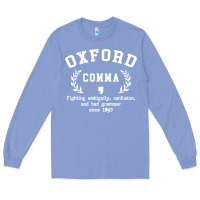 Colony Blue funny english grammar nerd Long Sleeve Tee - artisFamous