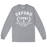 Heather Grey funny english grammar nerd Long Sleeve Tee - artisFamous