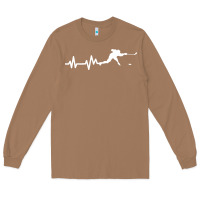Toasted Coconut hockey player heartbeat ice Long Sleeve Tee - artisFamous