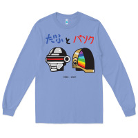 Colony Blue DAFTPUNK Japanese Long Sleeve Tee - artisFamous