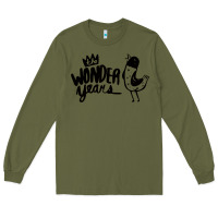 Army Green The Wonder Years Long Sleeve Tee - artisFamous