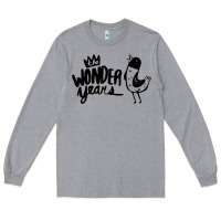 Heather Grey The Wonder Years Long Sleeve Tee - artisFamous