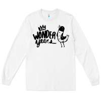 White The Wonder Years Long Sleeve Tee - artisFamous